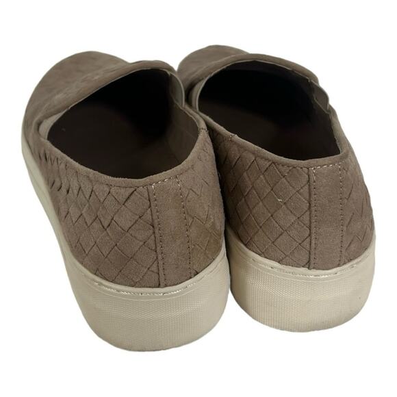 Vince Camuto Camby Taupe Tan Woven Slip-On Platform Sneaker Size 8 - Picture 6 of 9